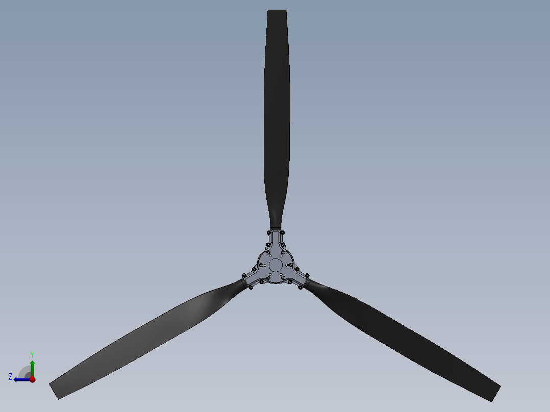 螺旋桨(150)右视图