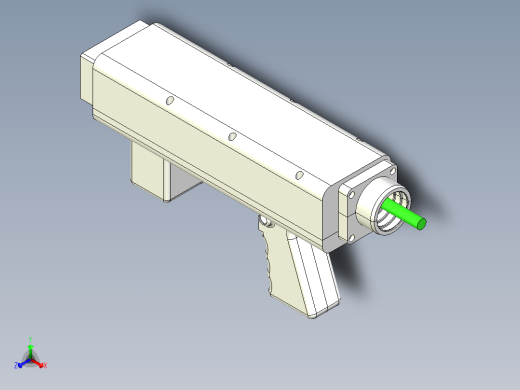 200W激光单轴清洗头