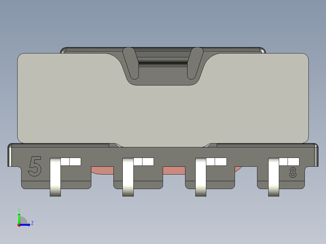 EFD15贴片左视图