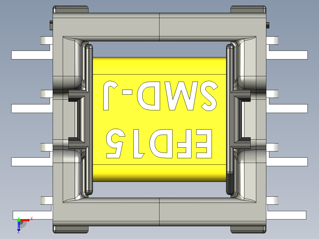 EFD15贴片俯视图