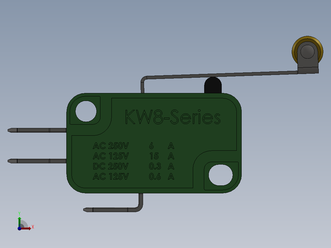 微动开关、开关(4)前视图