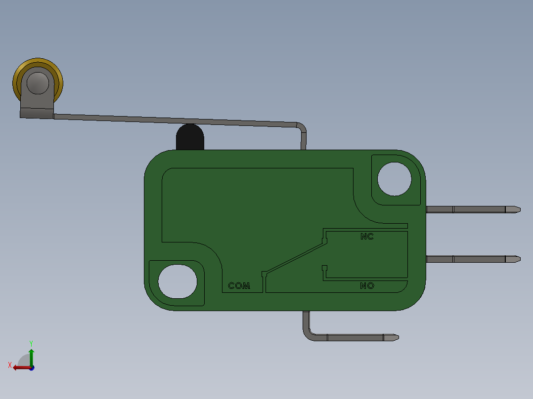 微动开关、开关(4)后视图