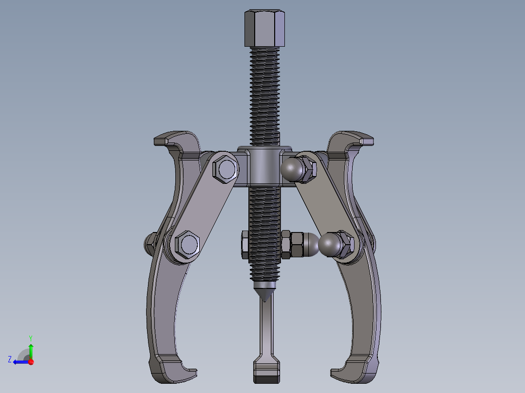 三爪拉马右视图