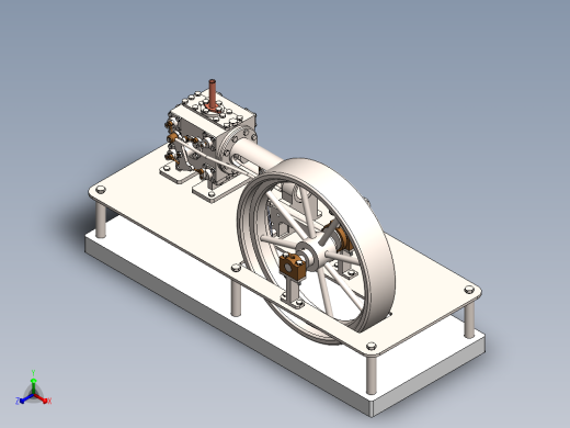 蒸汽机corliss-steam-engine-1832-模型格式为 sw正等轴测缩略图