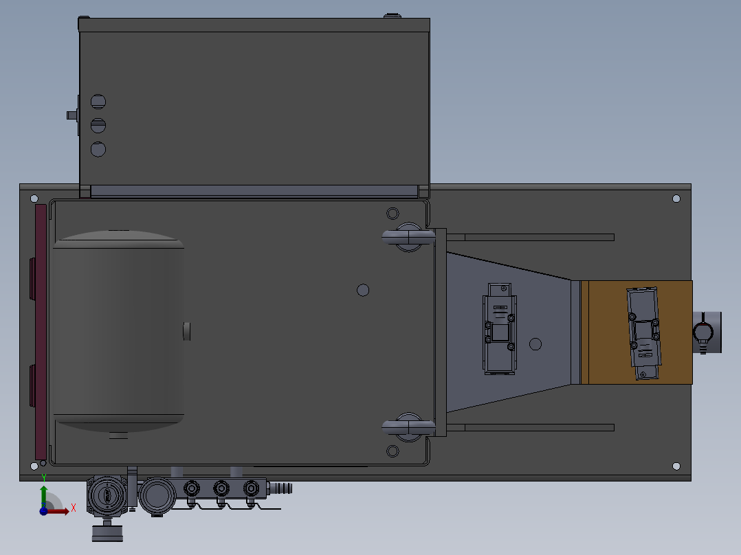 A4 碰焊机前视图