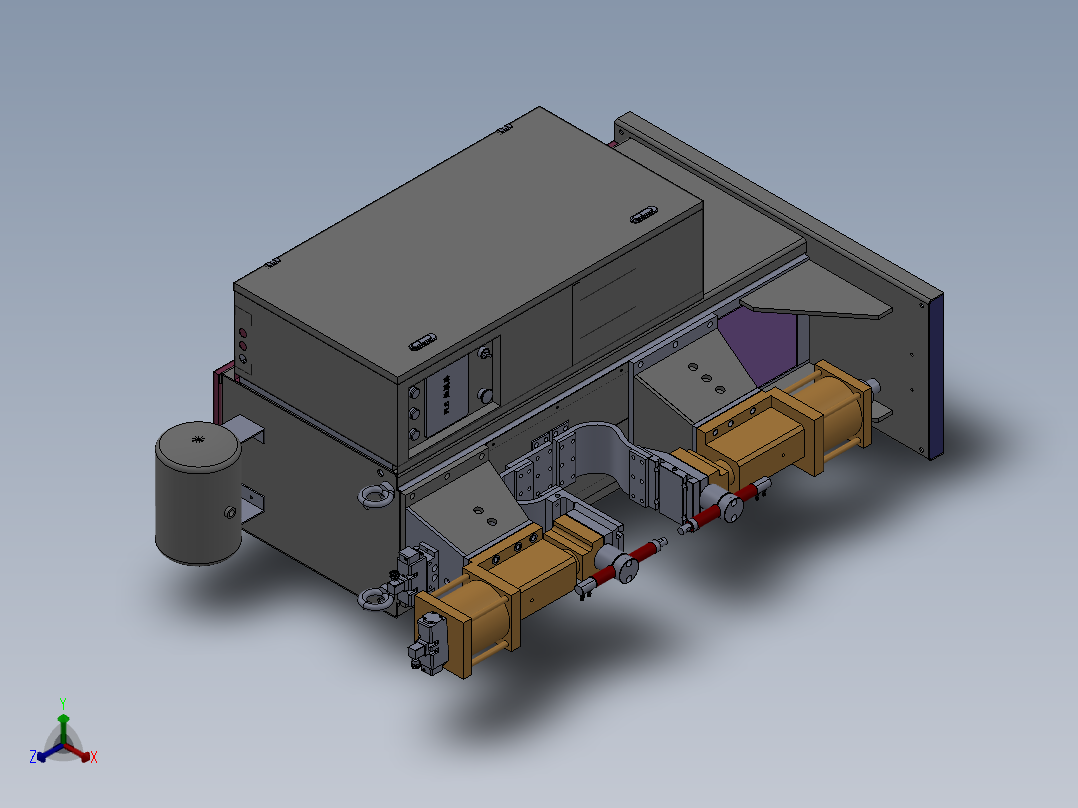A4 碰焊机正等轴测图