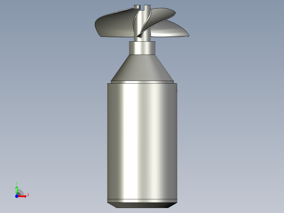 2上浮螺旋桨前视图