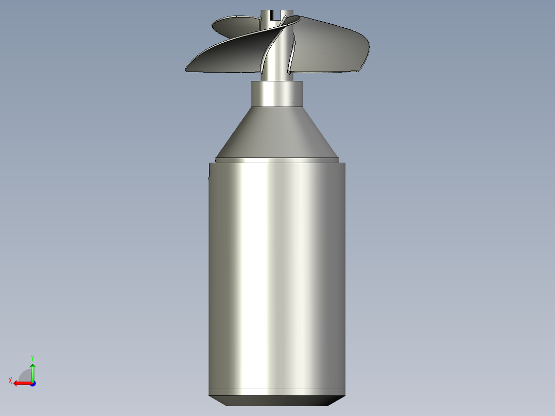 2上浮螺旋桨后视图