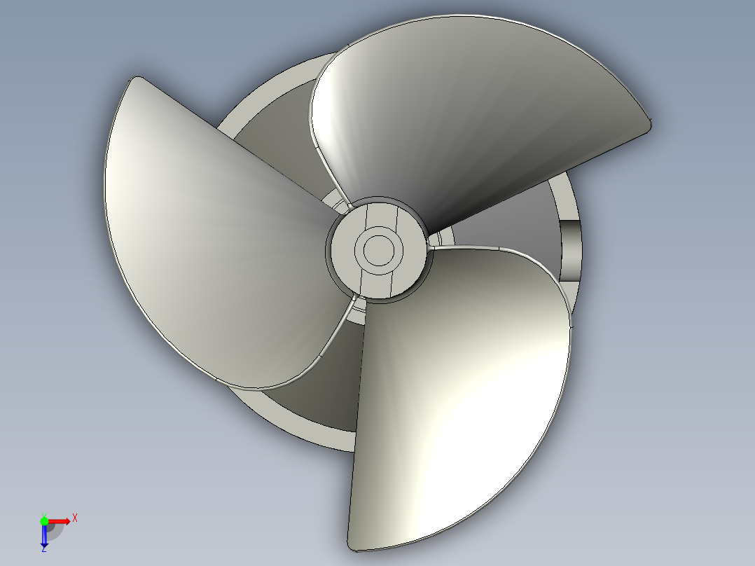 2上浮螺旋桨俯视图