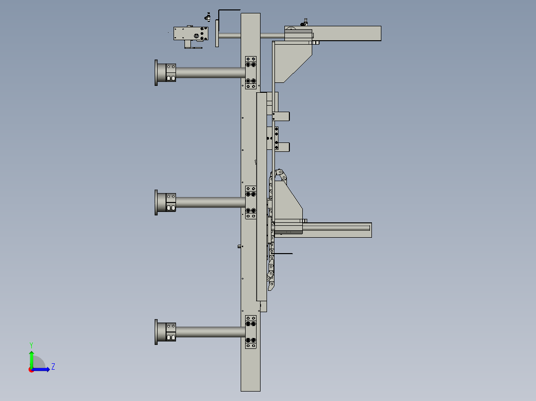 A滑轨模组1左视图