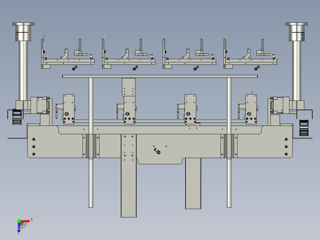 A滑轨模组1俯视图
