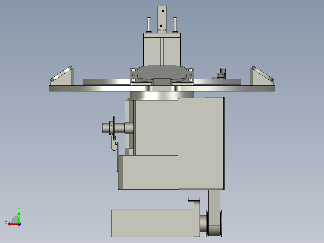 A25-TB-02-2000组装旋转机构SLD1SM后视图