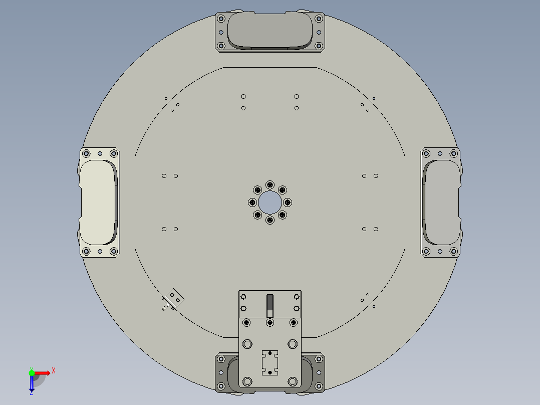 A25-TB-02-2000组装旋转机构SLD1SM俯视图