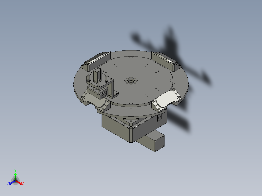 A25-TB-02-2000组装旋转机构SLD1SM正等轴测图