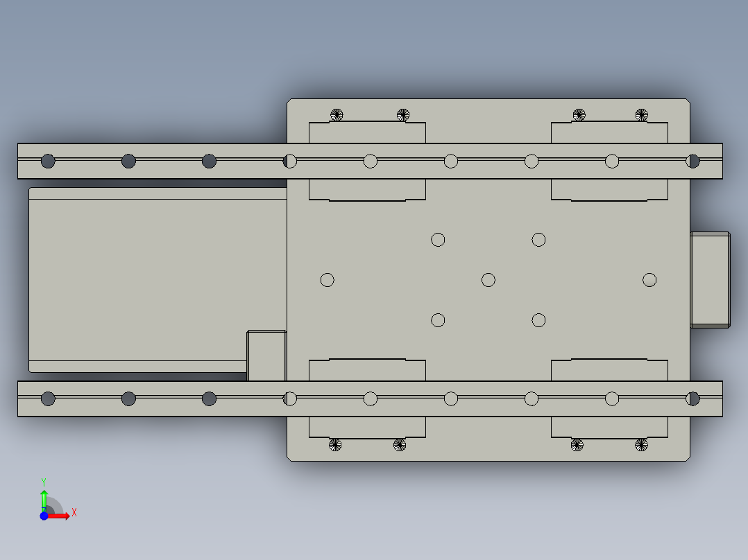 860-0300花键浮动模组前视图
