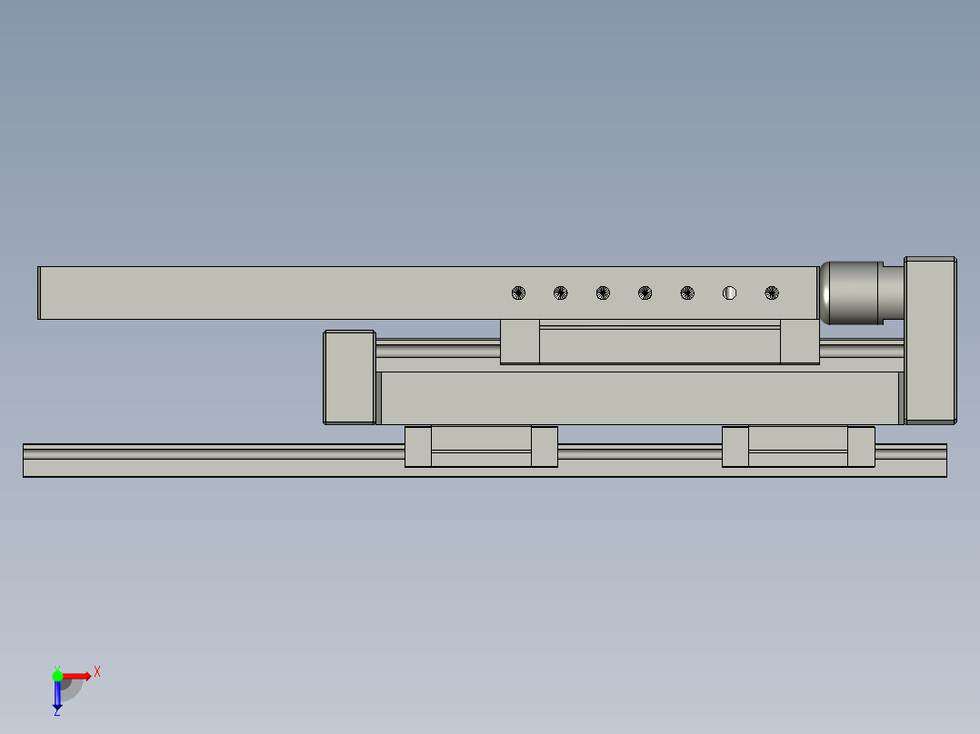 860-0300花键浮动模组俯视图