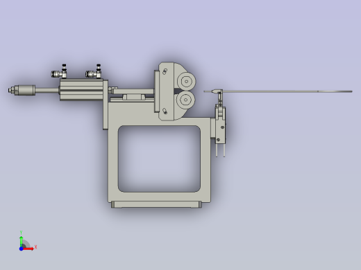 2018SOLIDWORKS0500Z倒刷编织工位前视缩略图