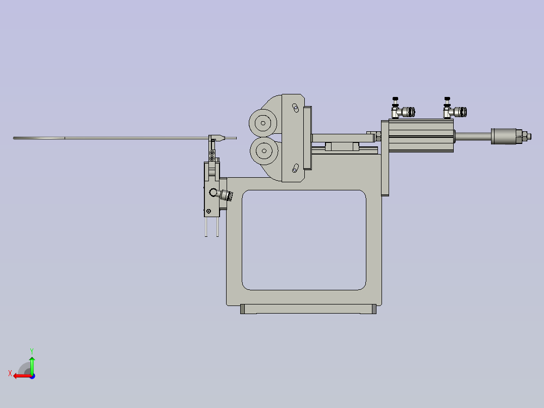 2018SOLIDWORKS0500Z倒刷编织工位后视图
