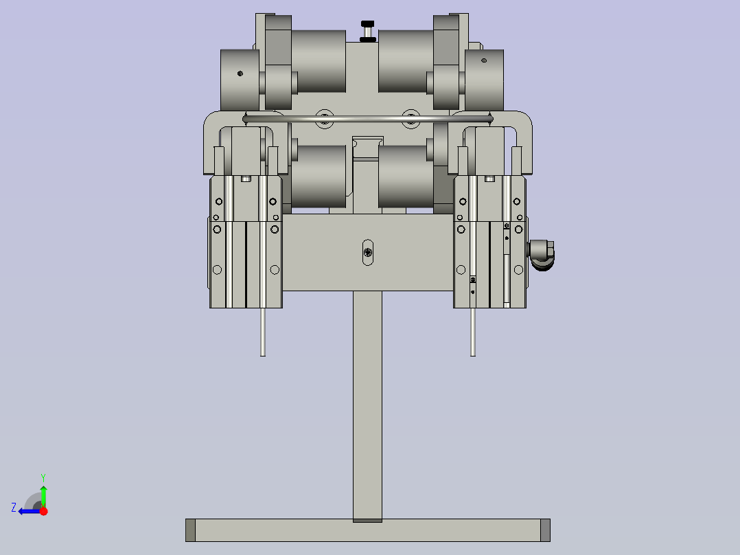 2018SOLIDWORKS0500Z倒刷编织工位右视图