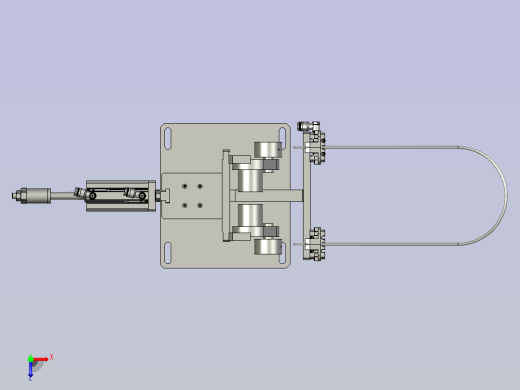 2018SOLIDWORKS0500Z倒刷编织工位俯视缩略图