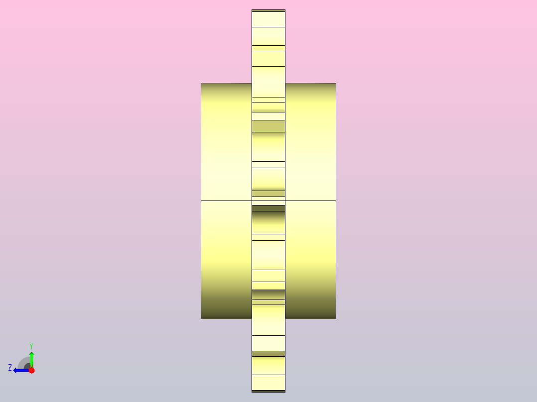 JS 1050-14T-R40-C1机加工主动轮右视图