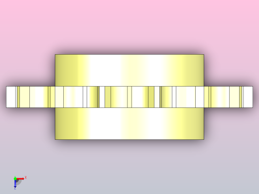 JS 1050-14T-R40-C1机加工主动轮俯视缩略图