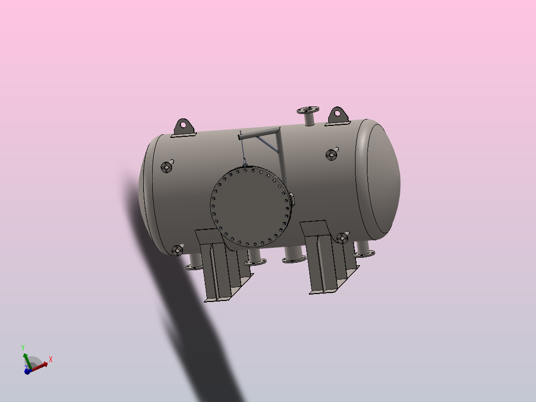 压力容器罐主视图