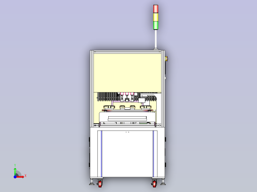 手机充电宝外壳侧边打磨抛光机3D图纸前视缩略图
