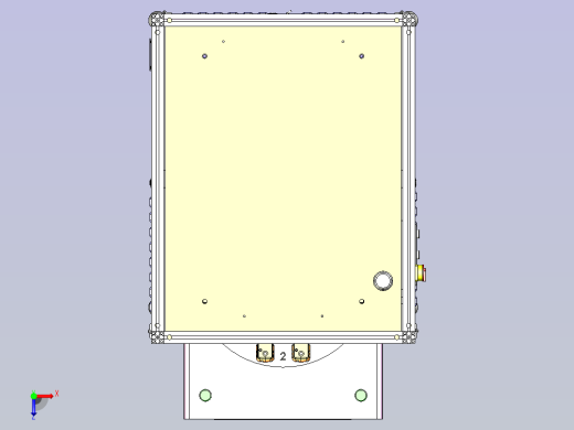 手机充电宝外壳侧边打磨抛光机3D图纸俯视缩略图