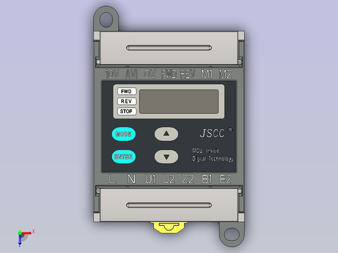 JSCC精研内置式调速器 DB俯视图