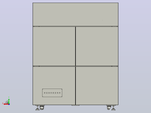 自动化焊接钣金机柜后视缩略图