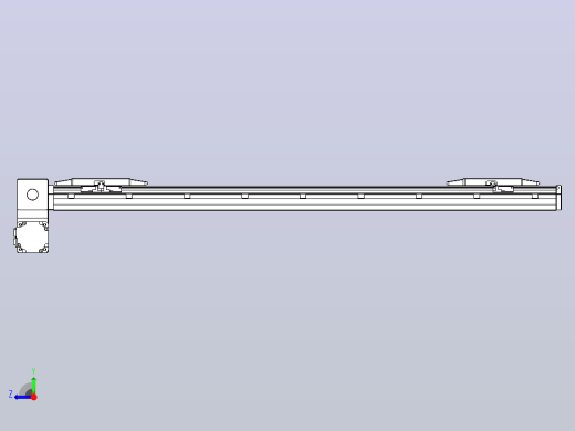 皮带直线轴双滑块型TPA-GCBS-150-P80-L375-LP-M75-N3右视缩略图