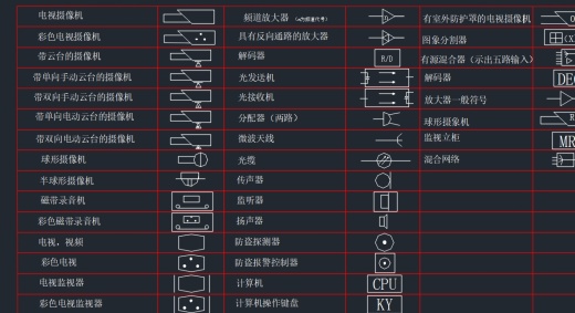 电气图例缩略图
