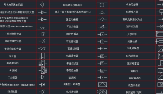 电气图例缩略图