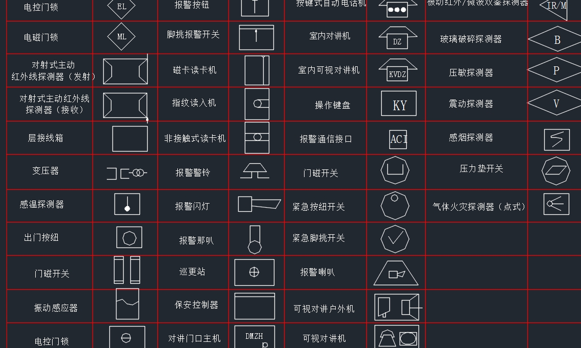 电气图例