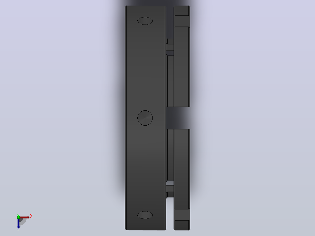 NKA开槽锁紧螺母[NKA M60×2.0]俯视图