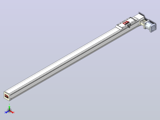 伺服电机集成皮带传动直线执行器TPA-OCB-100-192-L1850-DL-J90-N3