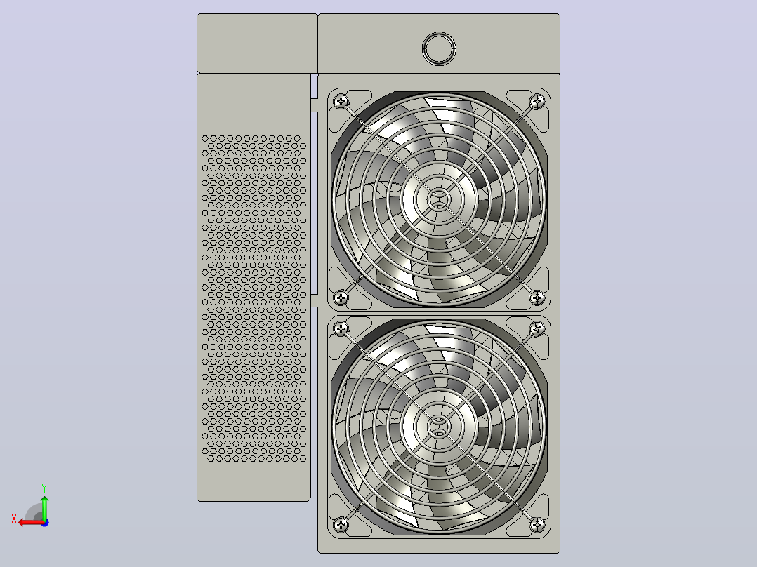 比特大陆antminer s19 pro 11后视图