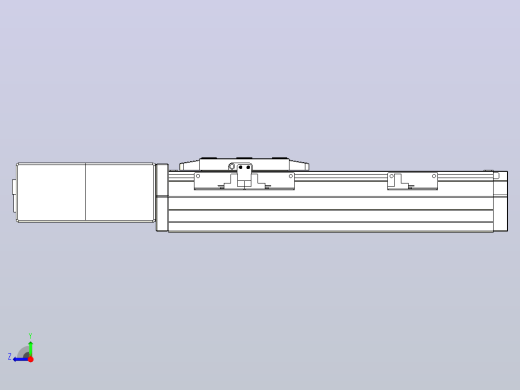 机器人皮带驱动直线轴TPA-GCB-80-P60-L150-QR-M20-N3右视缩略图