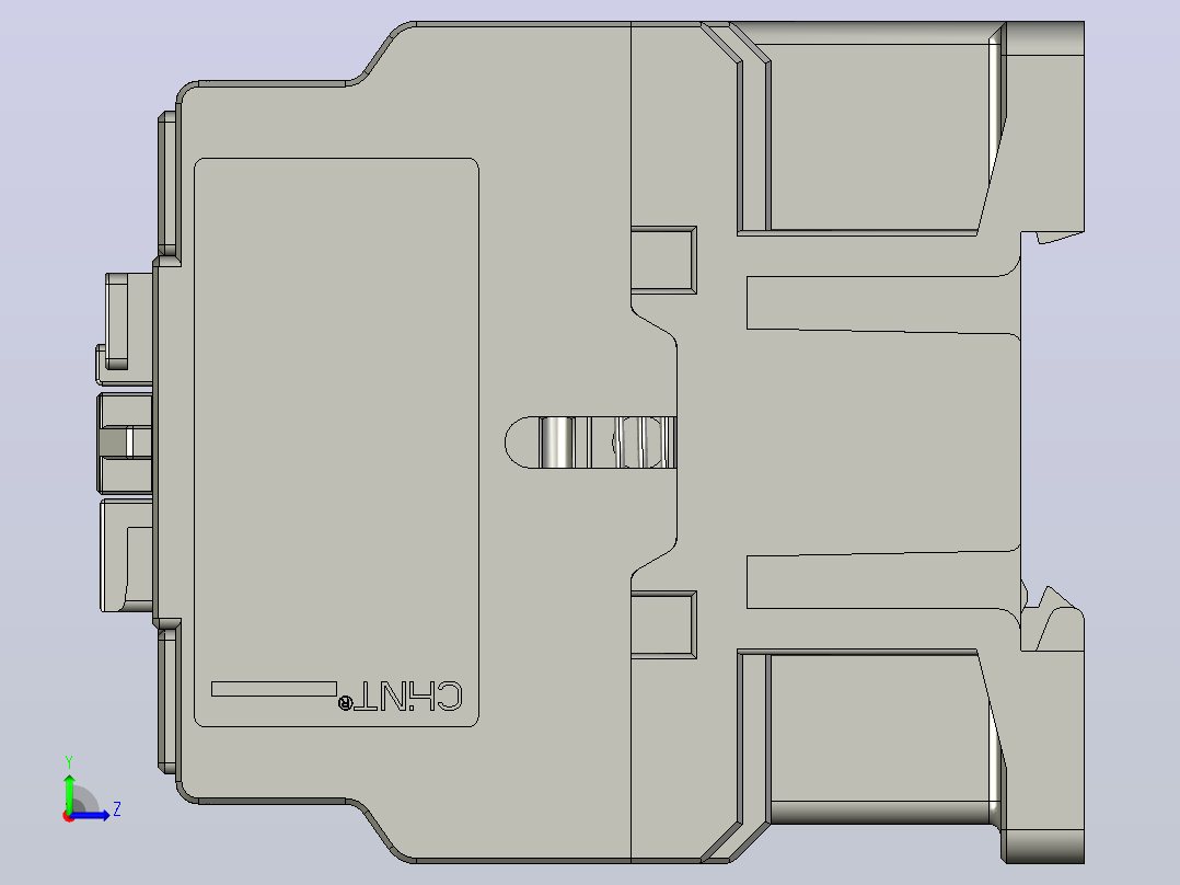 正泰接触器NXC-22 220V左视图