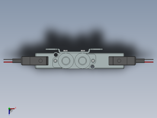 SY7420-LD-C8-10 L型插座式电磁阀[SY7420-6-LD-02-C6-F2]俯视缩略图