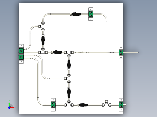 管道面板前视缩略图