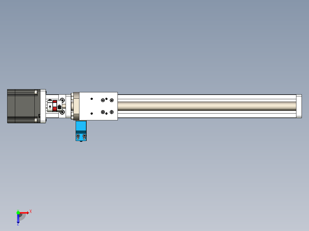 FSL40 直线模组[FSL40 E300 10C7-BC-B57]俯视图