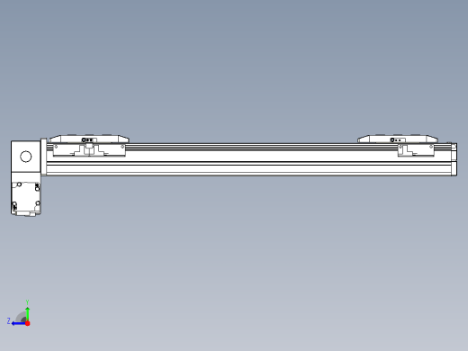 皮带直线轴双滑块型TPA-GCBS-50-P42-L150-LP-M10-N3右视缩略图