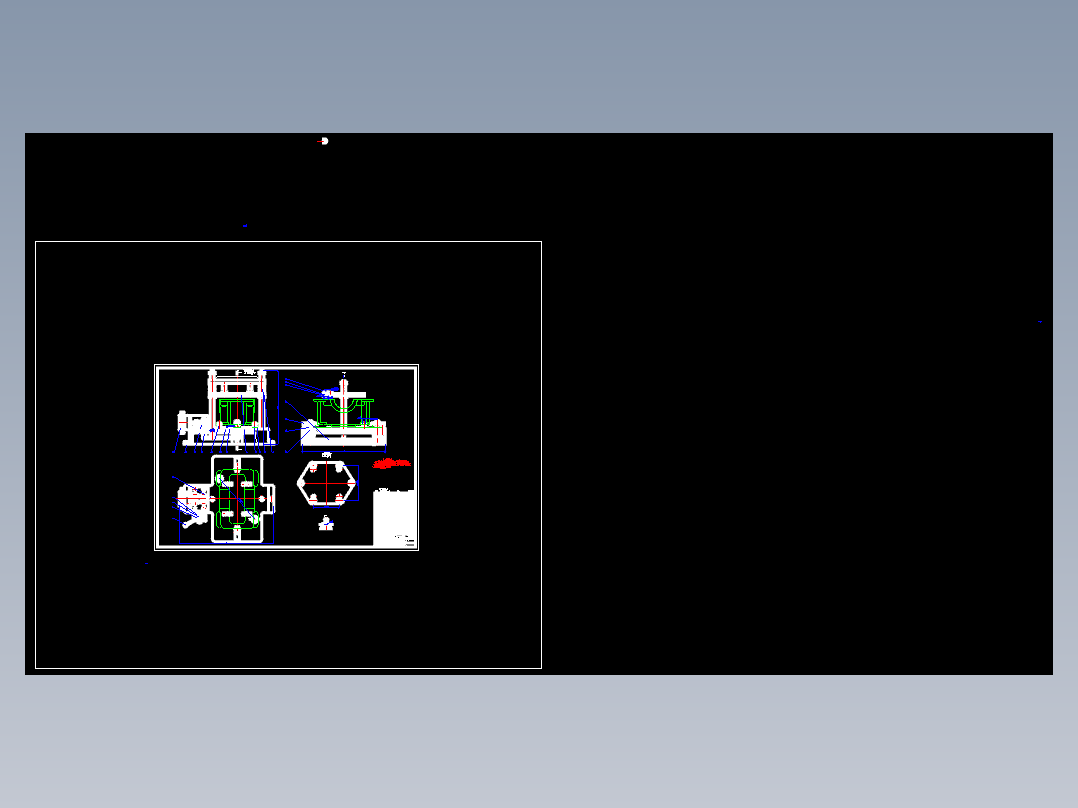 工艺夹具-钻床夹具图（多头，气压）