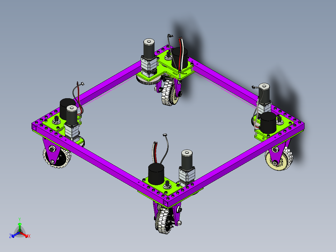 驱动转轮机构3D