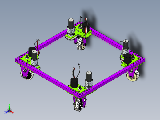 驱动转轮机构3D