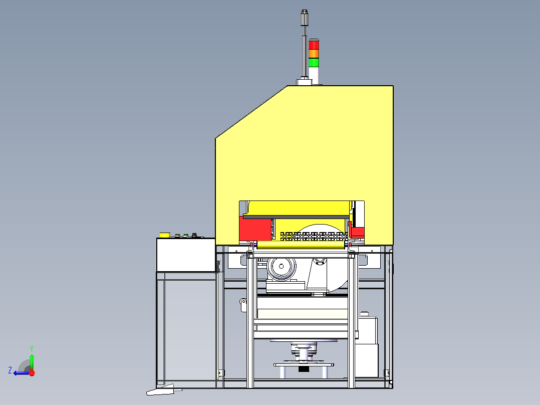 全自动铝型材切割机 直切斜切一体机sw18可编辑右视图