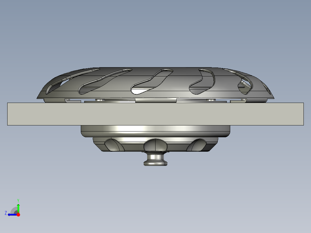 Saare游艇甲板出水孔3D模型右视图