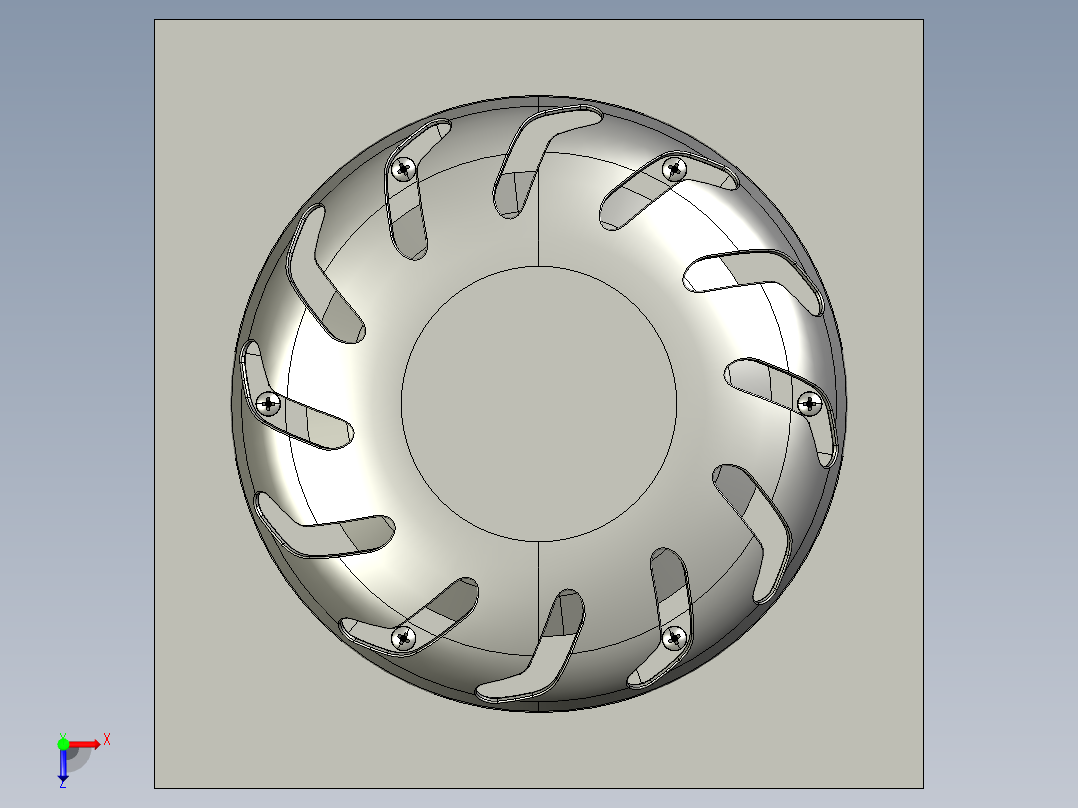 Saare游艇甲板出水孔3D模型俯视图